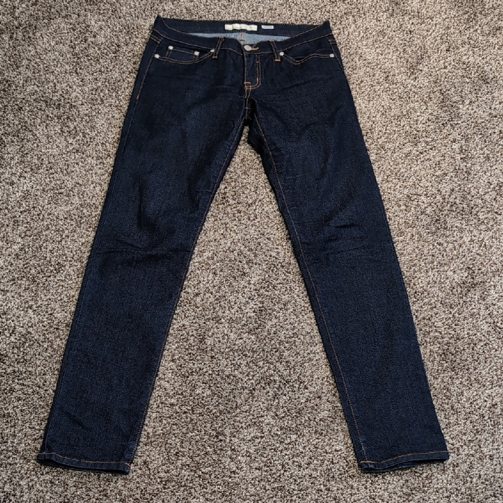 Flying Monkey Tapered Stretcy Dark Blue Jeans Size 7